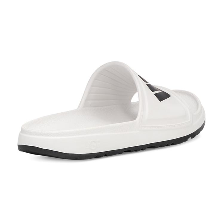 UGG Wilcox "Chopped" Logo Slides 1129111-WHT