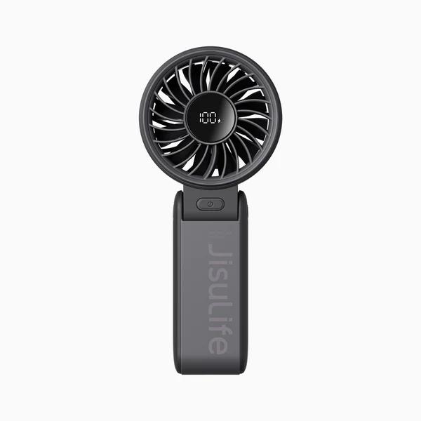Perfect Gift JisuLife Life7 Handheld Turbine Fan 5000mAh Battery Five-speed Adjustment Foldable Wearable USB Rechargeable Car USB