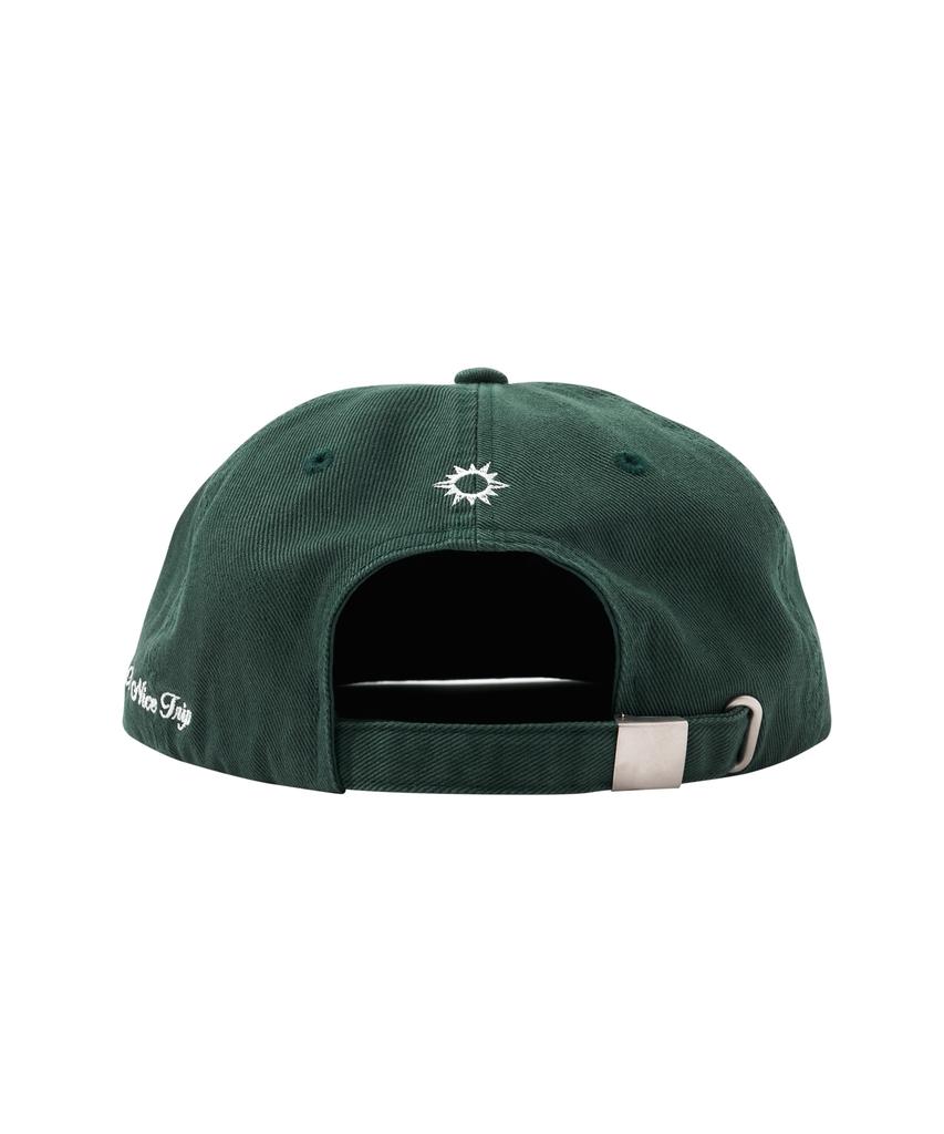 HALLO SONNENAUFGANG S Logo Baumwolle Entspannte Passform 6-Panel Kappe_Tiefgrün