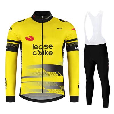 Jumbo Team Otoño Manga Larga Nuevo Racing Primavera Largo Conjunto Maillot Ciclismo Bicicleta Ciclismo Ropa Uniforme Ropa Ciclismo
