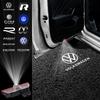 AGLNX1 2/4PCS Car Door Logo Welcome Light LED Laser Projector for VW Tiguan Touareg Passat Variant B8 Golf Magotan Touran Scirocco MK8