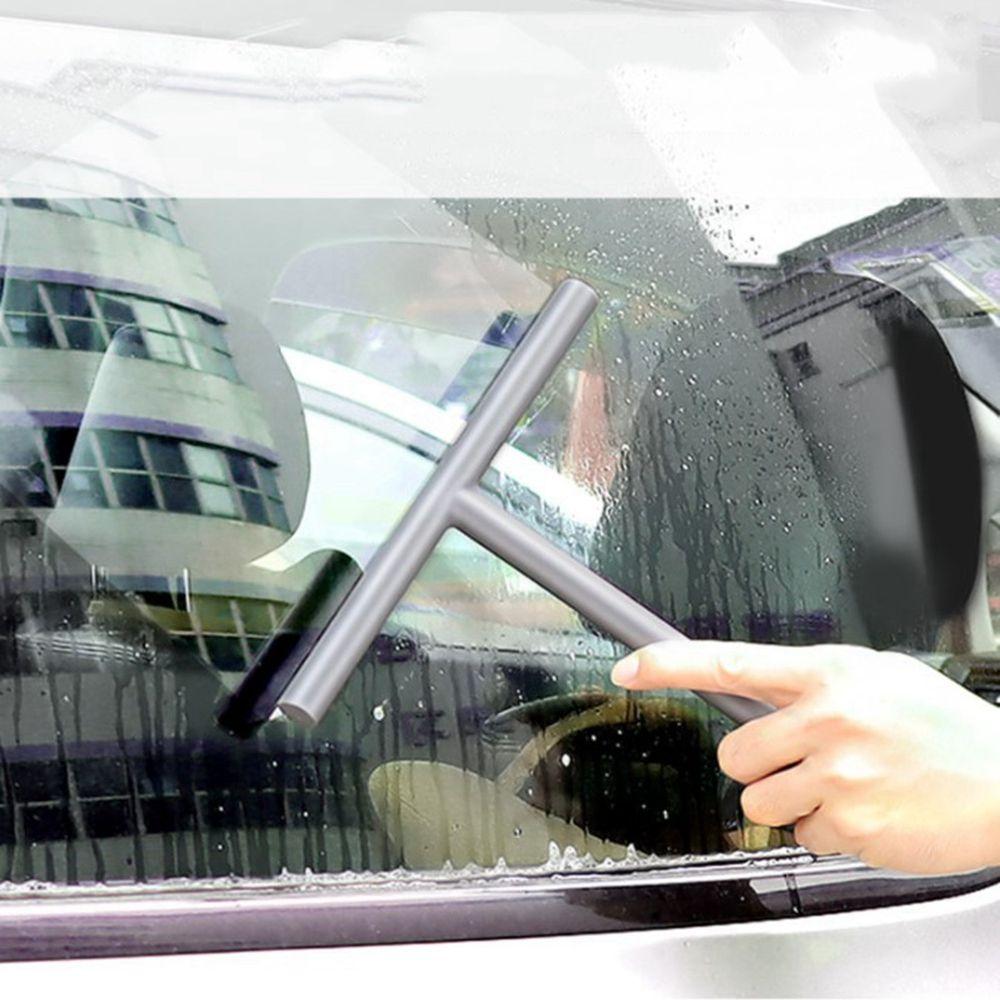 Bathroom Cleaner Tool With Holder Silicone Scraper Glass Wiper Scraper Window Brush Shower Squeegee