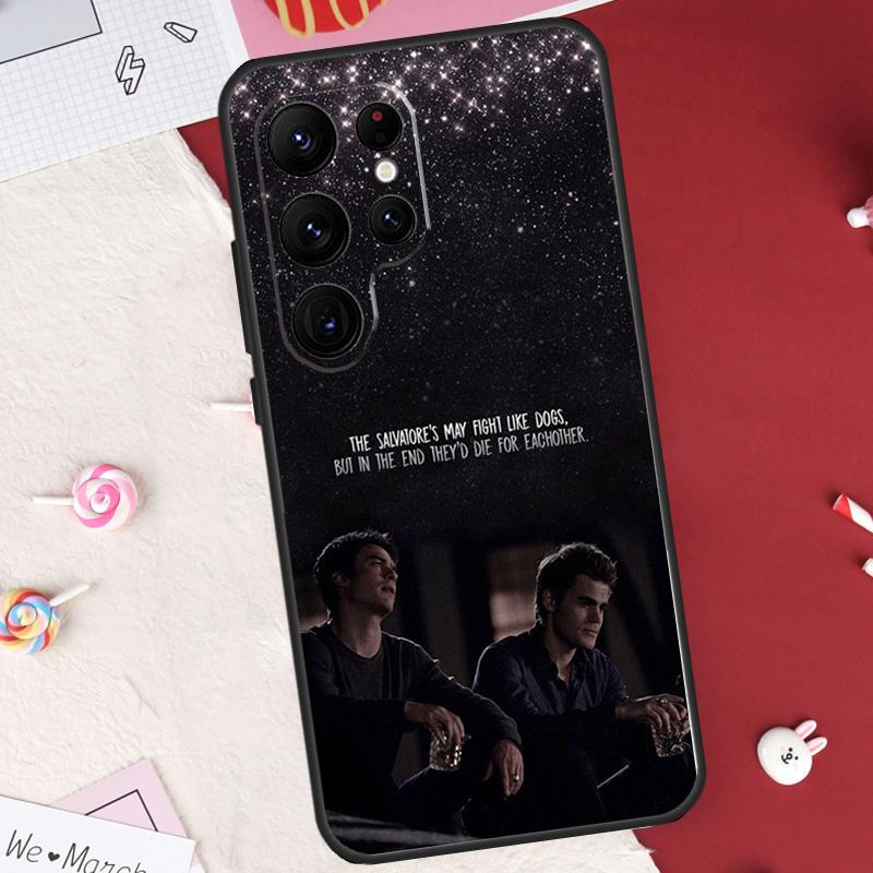 Vampire Diaries Damon Salvatore Case For Samsung Galaxy S26 Ultra S20 S21 S22 S23 S24 S25 Ultra S10 Plus S25 FE Cover Shell