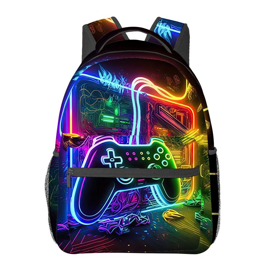 Firefighter Three Piece Rucksacks Set for Boys Plus Girls Best Gifts 2D Flat Animated School Knapsack for Children
