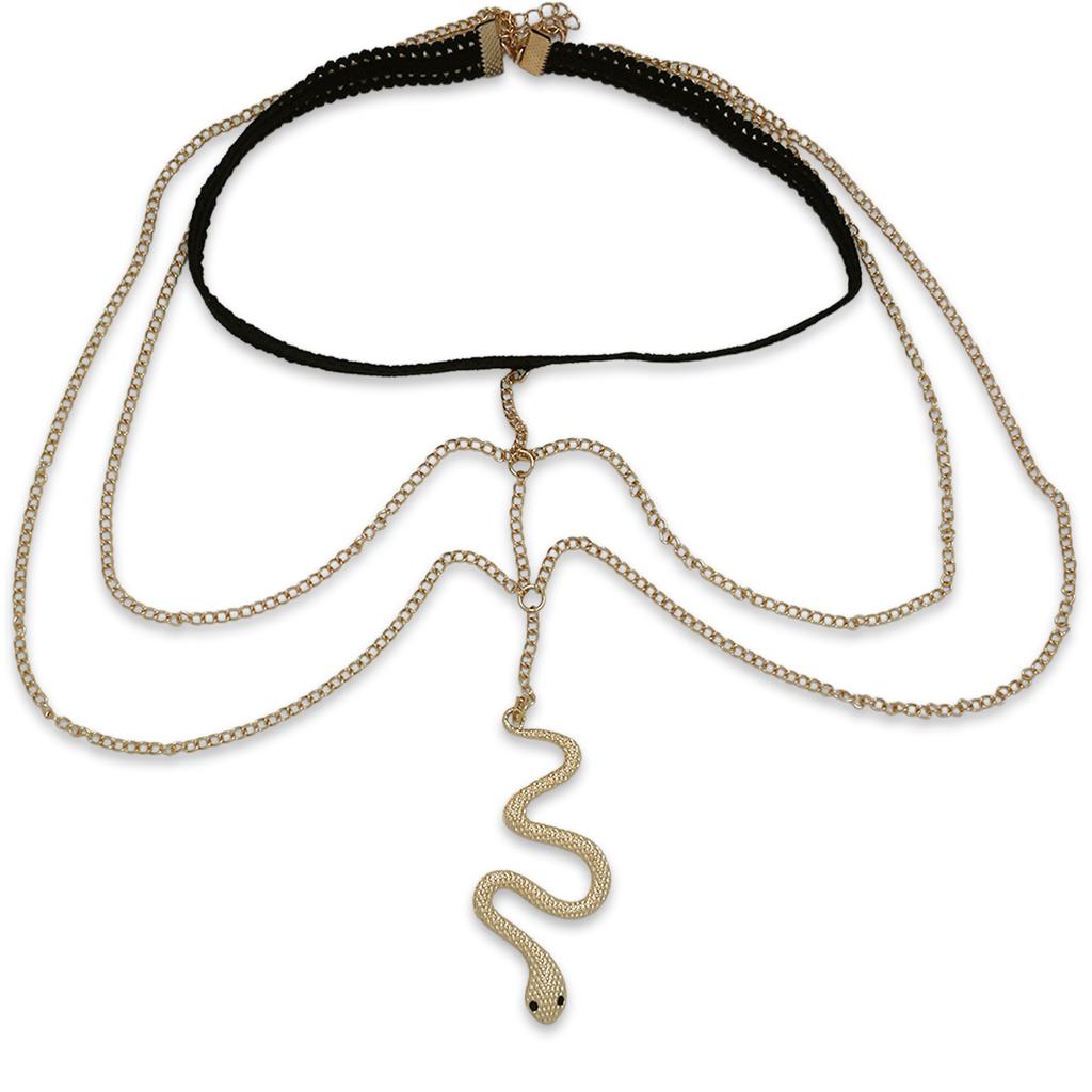 Double Thigh Chain Elastic Snake Long Leg Chain Bohemian Multilayer Chain Body Chain Jewelry