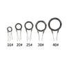 Guide Rings Fishing Rod Poles Line Guides Top Rings Folding Stainless Steel Telescopic Guide Rings Wearproof Eye Rings