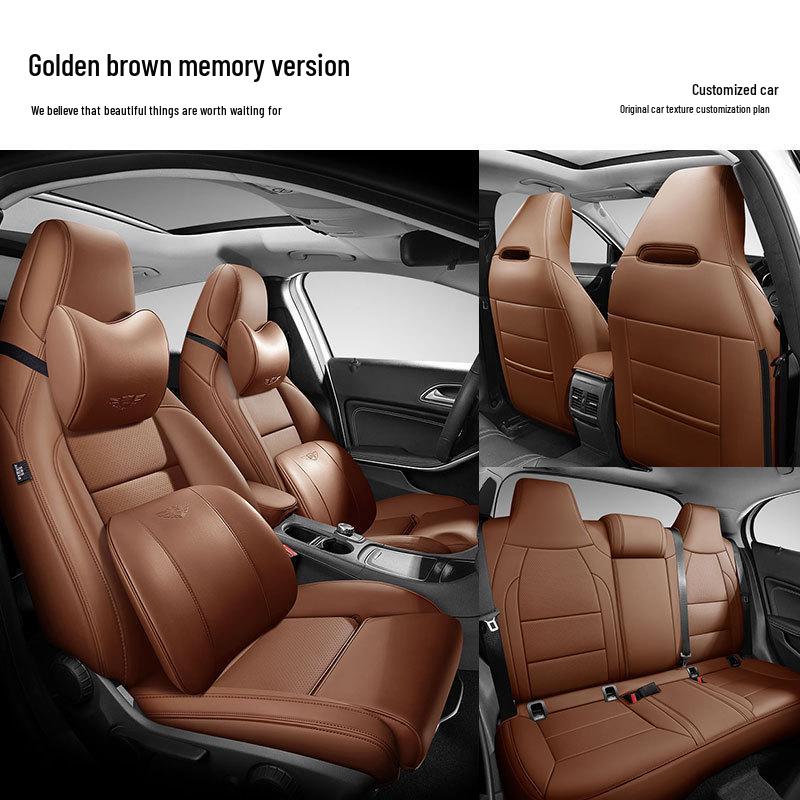 Genuine Leather Full Coverage Seat Cover for Buick Regal, Envision, LaCrosse, Encore, Excelle