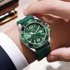 Silicone Tape Green Water Ghost Sports Watch Men'S Luminous Men'S Business Quartz Watch, Not Waterproof Watch Now