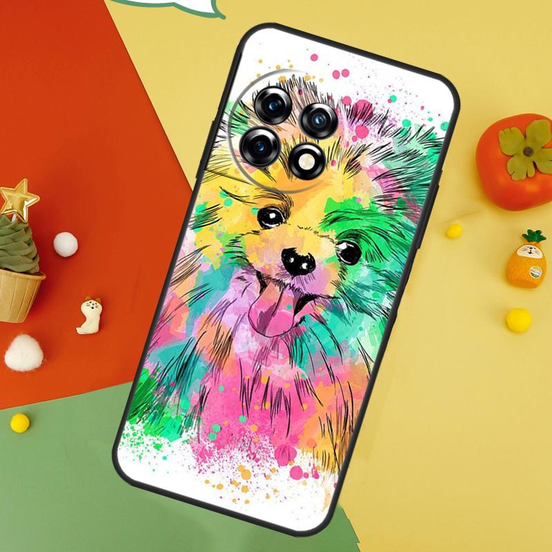 Pomeranian Dog Back Case For OnePlus 15 13R 13 13T 12 12R 11 10 10T 8T Nord CE 5 2 3 4 Lite N20 N30 Cover
