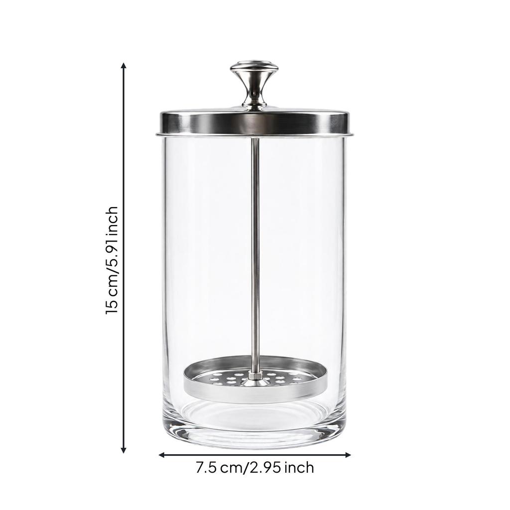 Glass Jar Nail Tool Space-Saving
