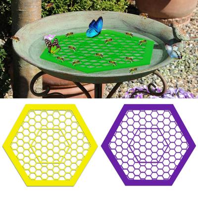 Bee Tray Colorful Insect Waterer Butterfly Water Stations Bee Water Catcher Cups Floating Island for Thirsty Pollinators Bee Bath