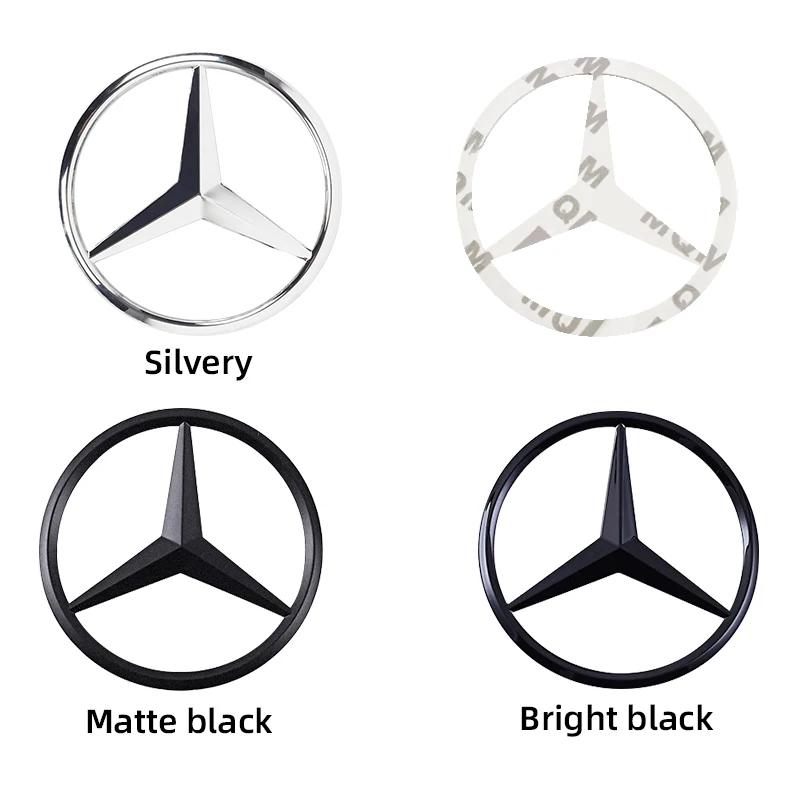 9cm ABS Car Rear Decal Trunk Emblem Sticker For Mercedes Benz S320 W164 W203 W204 W168 C180 E320 A200 CLA CLK CLS ML1