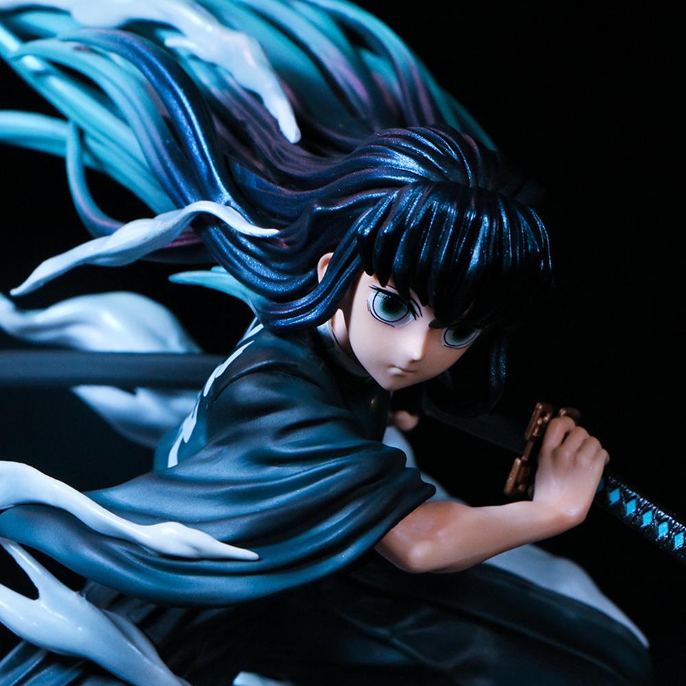 19cm Demon Slayer GK Tokitou Muichirou Soška PVC Akční Figurka Anime Figurka Model Hračky Ozdoba Kolekce Panenka Dárek pro Děti