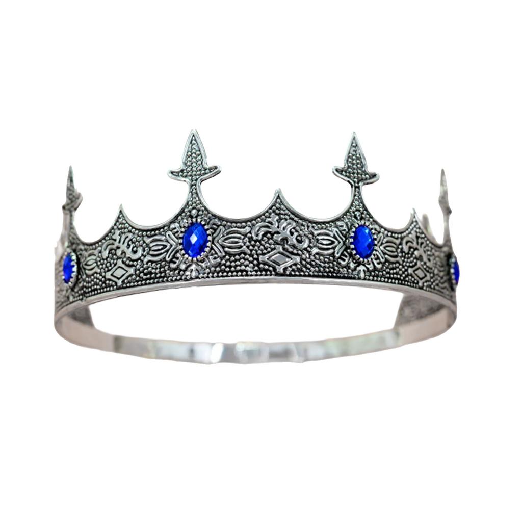 Elegantes Herren-Kopfschmuck-Diadem-Krone-Haarband für Cosplay und besondere Anlass-Themenveranstaltung-Verkleidung-Haarband