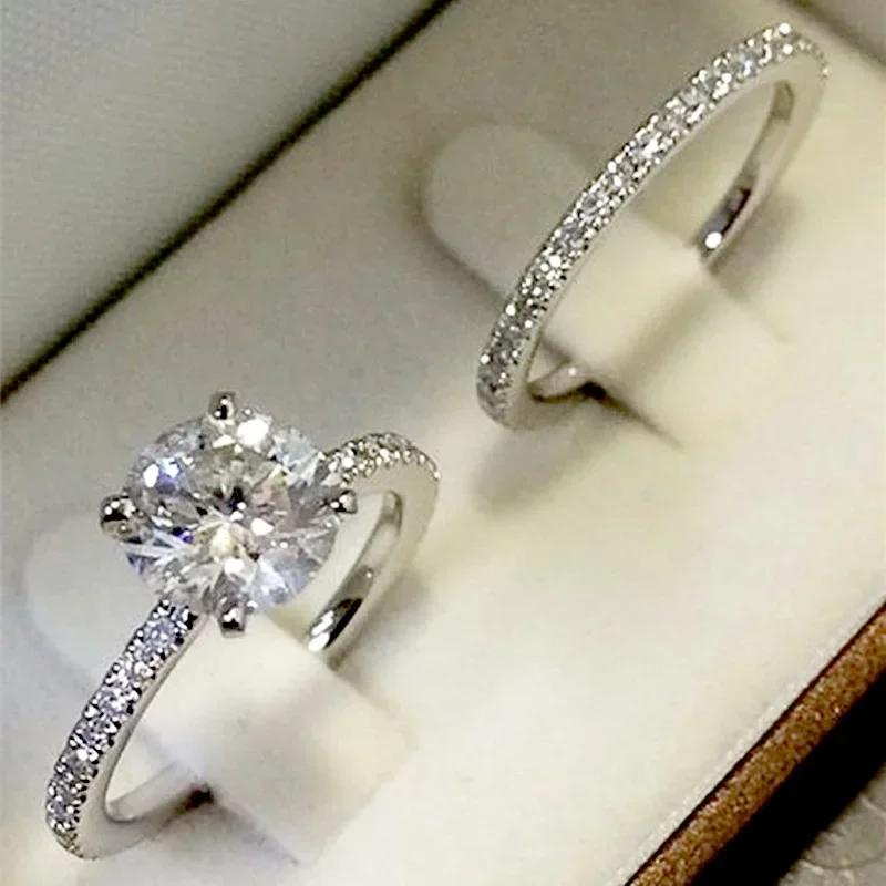 New 2-Piece Set Of Rings With European And American Style, Personalized Luxury, High-End Design, Temperament, And Trendy Jewelry