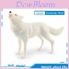 Wild Forest White Wolf Animal Pvc Static Model With Realistic Design For Collectors And Nature Enthusiasts