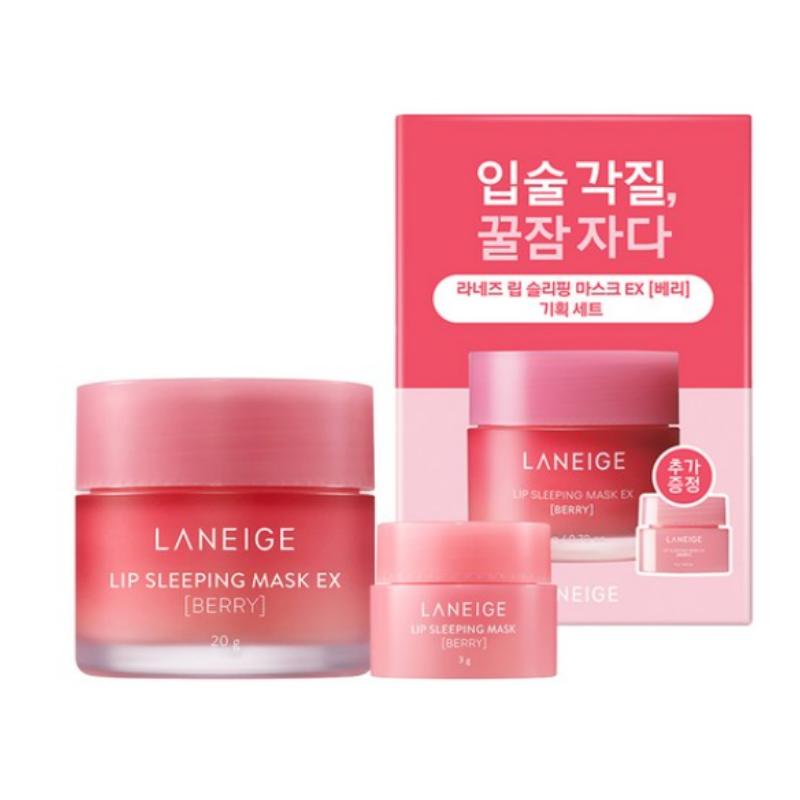 LANEIGE Lip Sleeping Mask EX Berry Special Set 20g + 3g