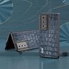 ABEEL For Honor Magic V2 5G Genuine Cow Leather+PC Cover Crocodile Texture Shockproof Phone Case