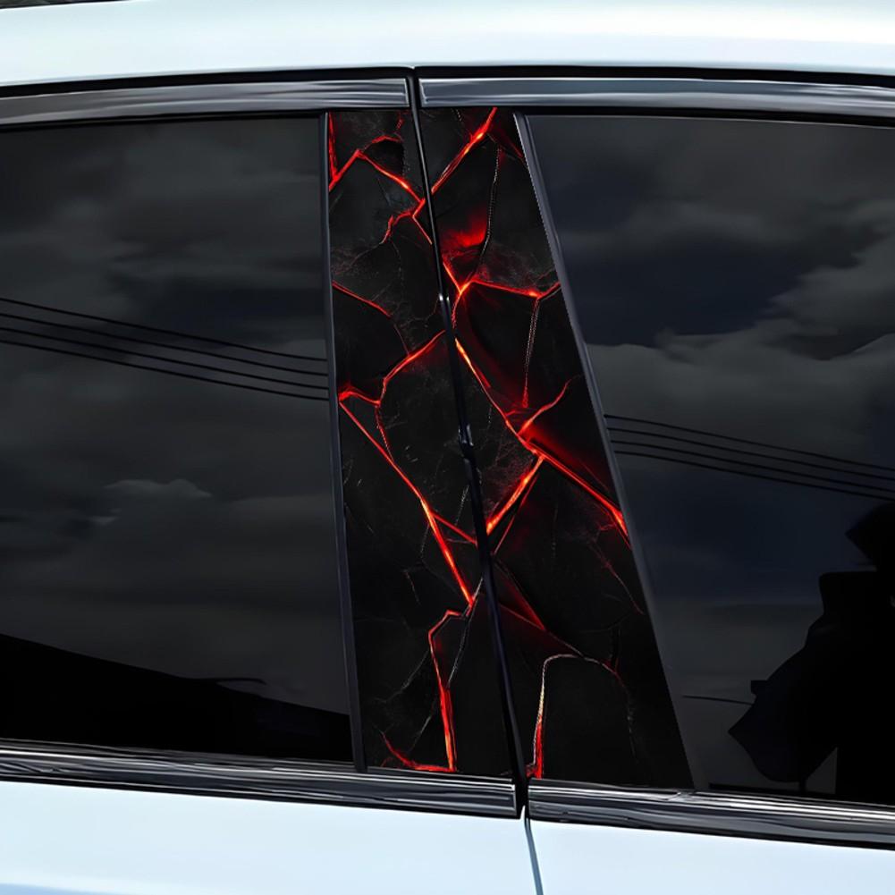 3D Car Decal B-Pillar Decoration Waterproof Sticker