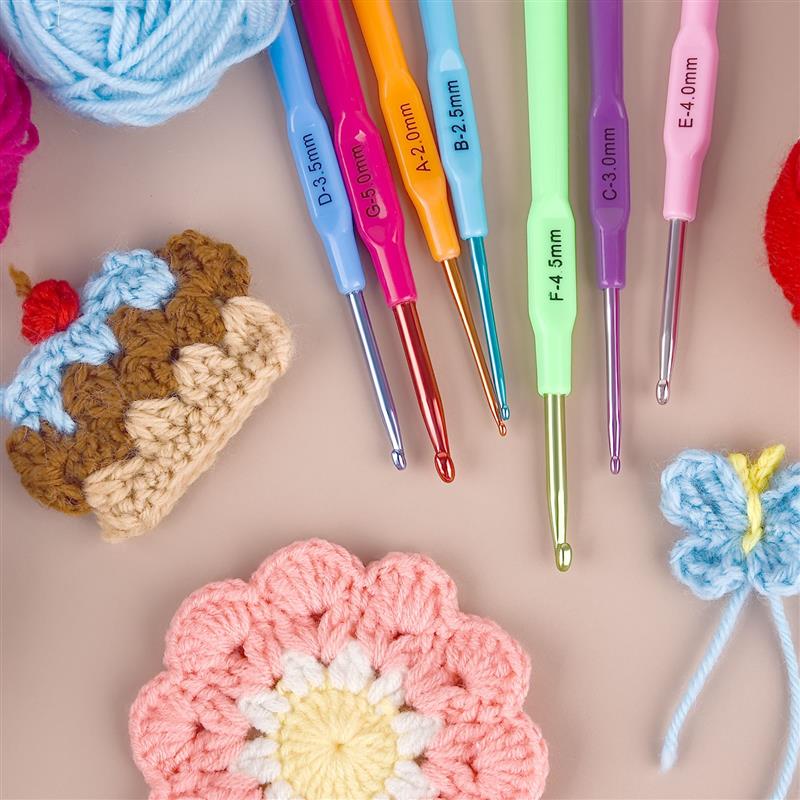 Aluminum Alloy Hook Needle  For DIY Knitting Sweater Weaving Knit Hook Tools Accessories (2.0/2.5/3.0/3.5/4.0/4.5/5.0 MM)