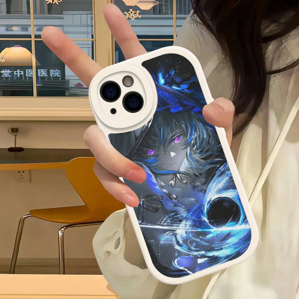 

Popular Game Wuthering Waves For IPhone 16 15 14 13 12 11 Pro Max Plus Shockproof Leather Soft Phone Cover iPhone 16