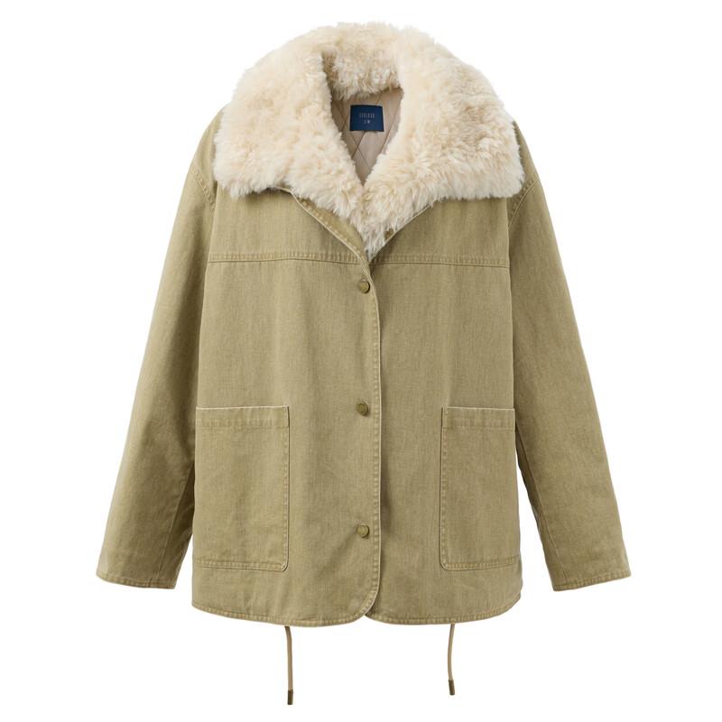 Sancai 2026 Winter Loose Fit Lapel Padded Jacket