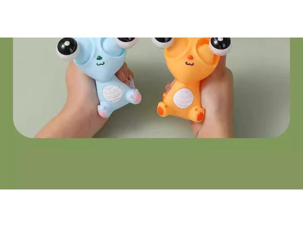 Dao Le Ge Pop-Eye Dragon Decompression Toy - Stress Relief, Squeeze & Pinch for Kids' Creative Pranks