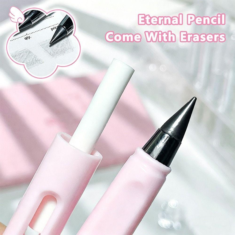 Cute Flower Gel Pen School Supplies Kit Highlighter Portable Pencil Eraser  School Office