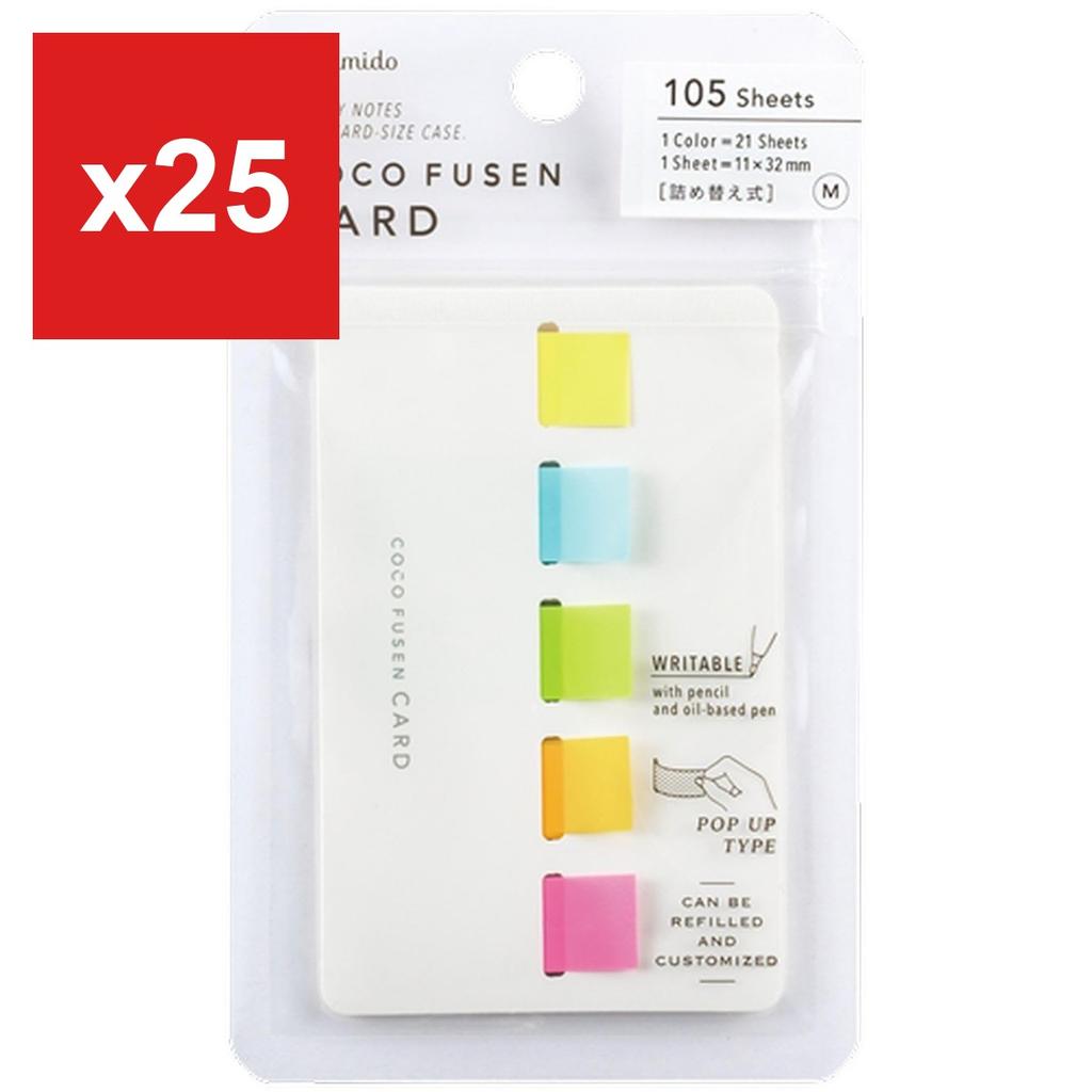 Kanmido Coco Fusen Card Sticky Notes, Color Standard M, CFC-1003