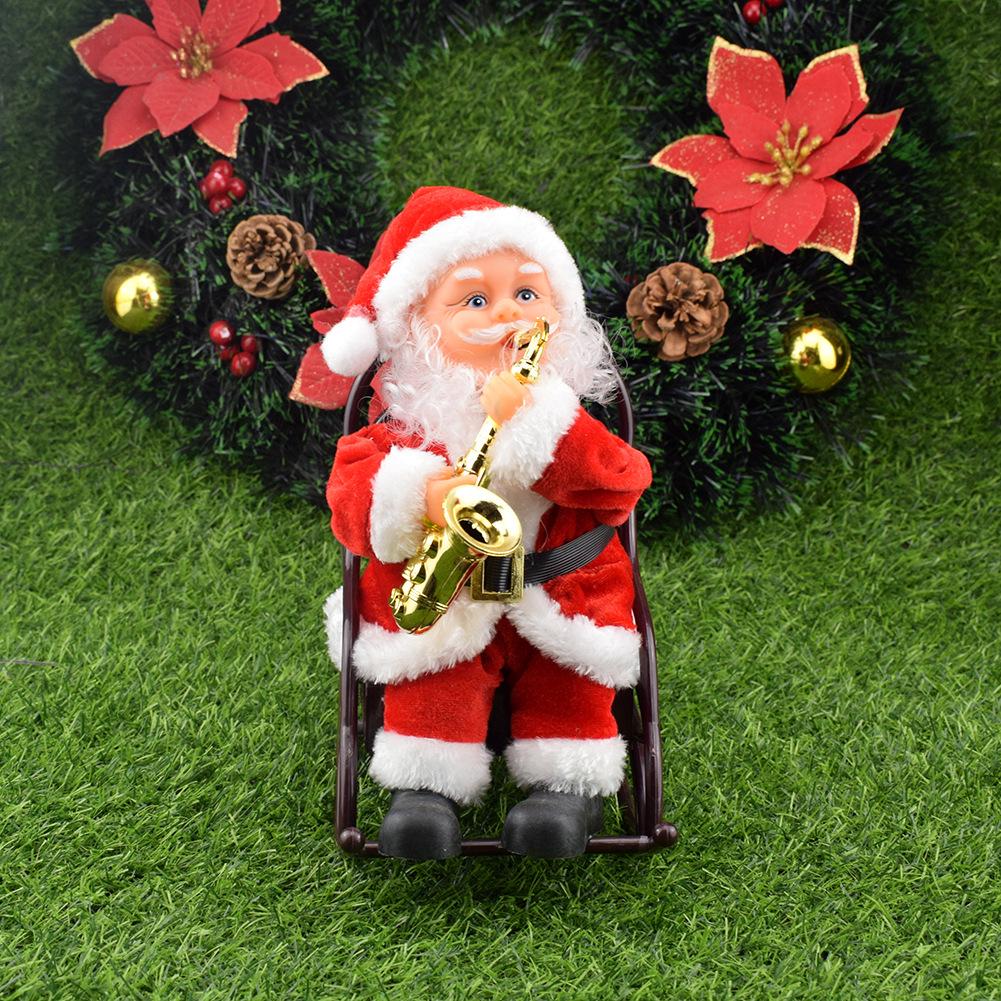 Santa Claus Climbing Ladder with Beads - Christmas Decorations & Children's Toy Gift