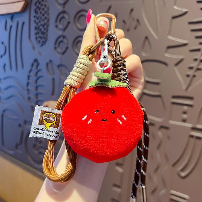 Creative Miu-Style Lye Bread Keychain: Cute Handcrafted Couple Pendant, Small Gift
