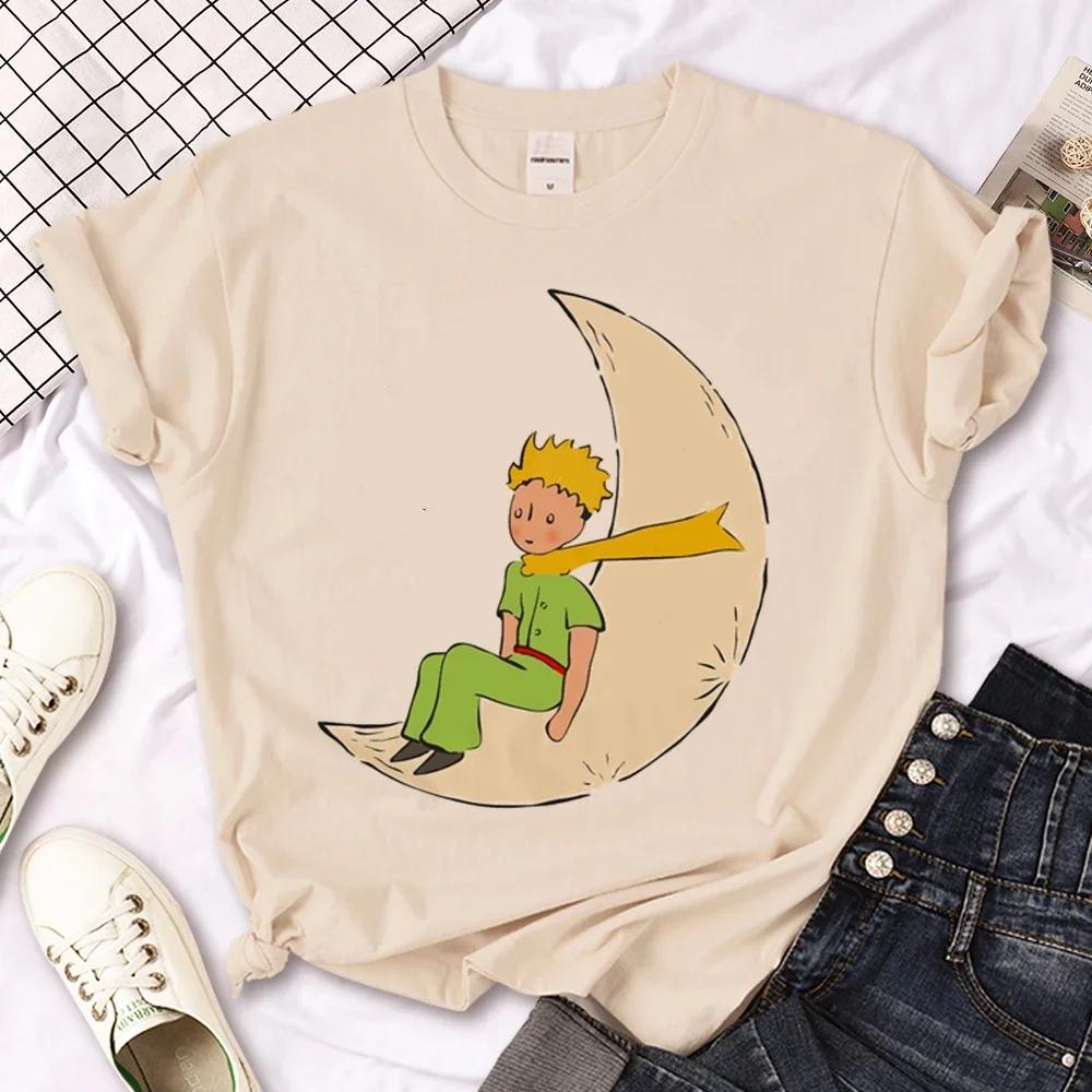 Little Prince T-shirt Women's Summer T-shirt Women's Casual Loose Designer Pattern Clothing