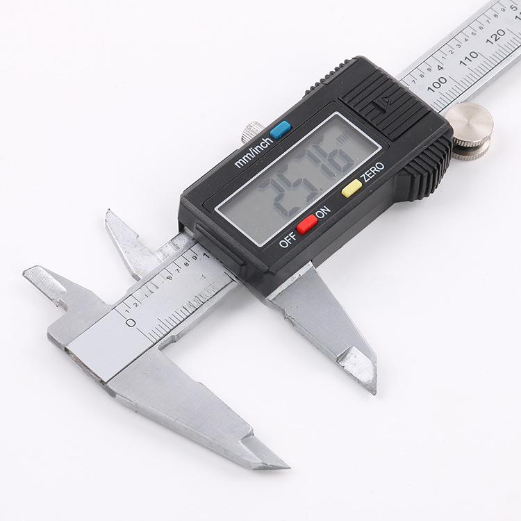 Imitation Stainless Steel Digital Vernier Caliper, Zinc Alloy Metal Ruler with Electronic Display