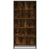 Bookshelf Smoked Oak 80.5 X 35 X 170.5 Cm Engineered Wood