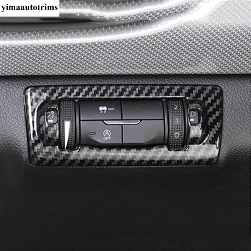 ABS Carbon Fiber Accessories For Chery Exeed TX TXL Window Lift Head Light Steering Wheel Gear Air AC Vent Cover Trim