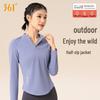 361° Women's Long Sleeve Half-Zip Yoga & Running Top