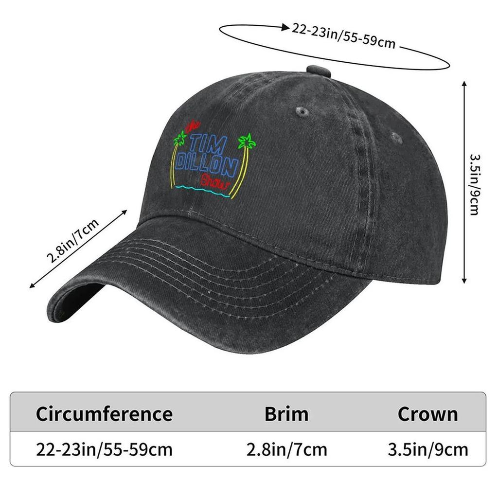 The Tim Dillon Show Baseball Cap Streetwear dad hat derby hat winter hats for men Caps For Men Womens