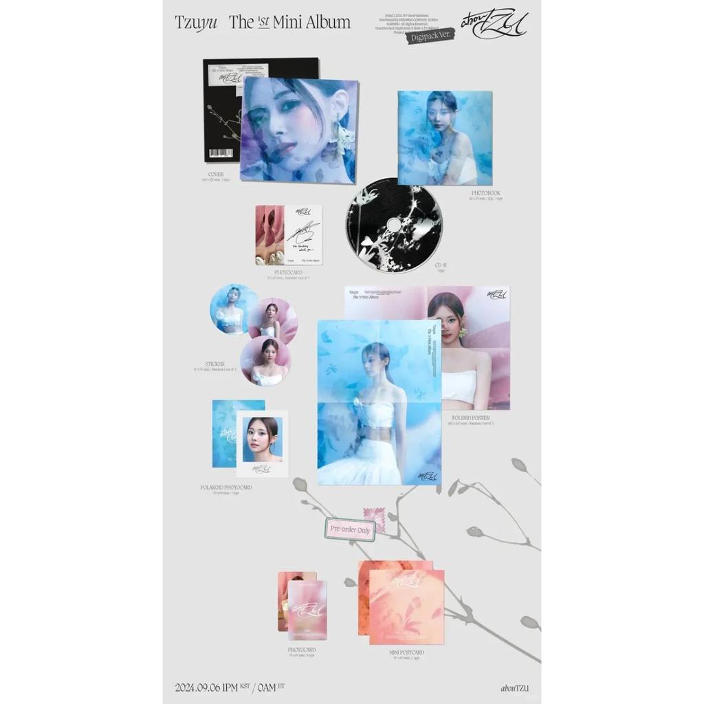 TZUYU(ZWEIMAL) - Das 1. Mini-Album [abouTZU] (Digipack-Ver.)