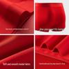 MINISO Men's Red Modal Mulberry Silk Underwear & Socks Gift Set