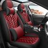 Universal Four-Season Cartoon Leather Car Seat Cushion Set for Five Seats