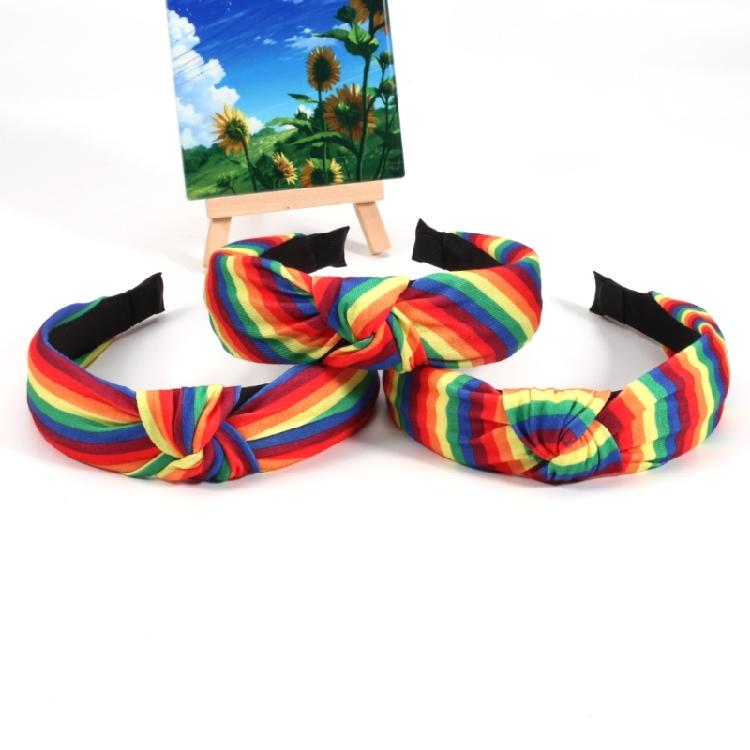 Fashionable Hairbands Pride Rainbow LGBTQ Headband Headpieces for Everyday Wear