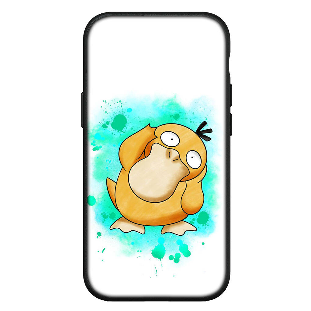 Cover for iPhone 17 16 15 Xiaomi Poco Redmi Note 14 13 12 11 Pro Max X 9 16e Samsung Galaxy S25 S24 S23 OPPO Huawei Psyduck Cute Casing Phone Case