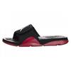New Hydro 4 Black Red Velcro Sports Slippers 705163-001