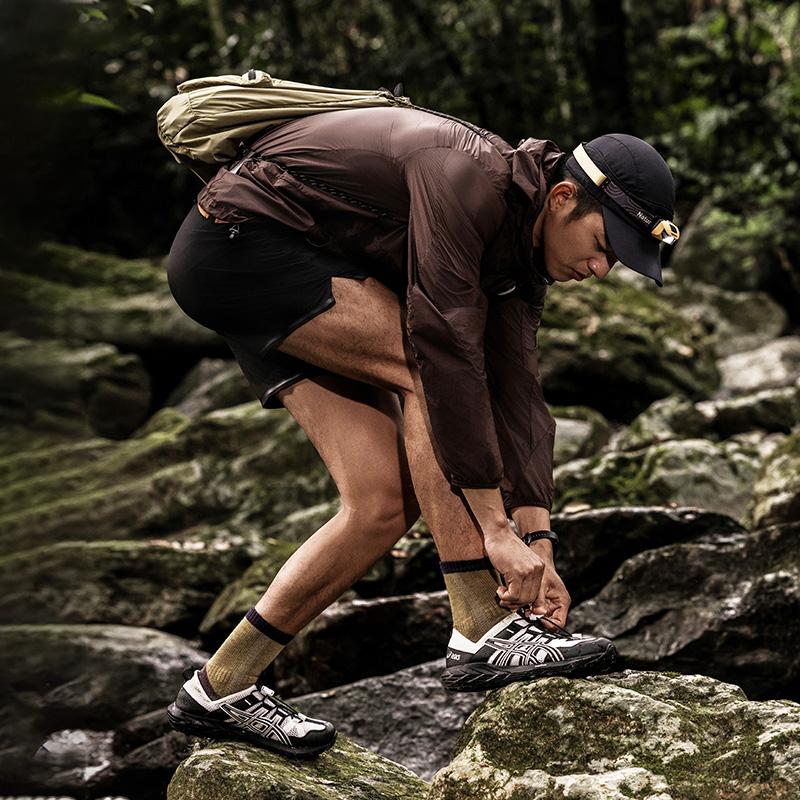 Asics Gel-Sonoma Syntetická kůže TR Pohodlné Všestranné Tlumící Nárazuvzdorné Nízké Neformální Boty Unisex Neformální Boty Černá 1203A719-100