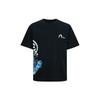 T-Shirts Men's Black Crew Neck Moderate Straight Fit 2ESHTM3TS582LFCT