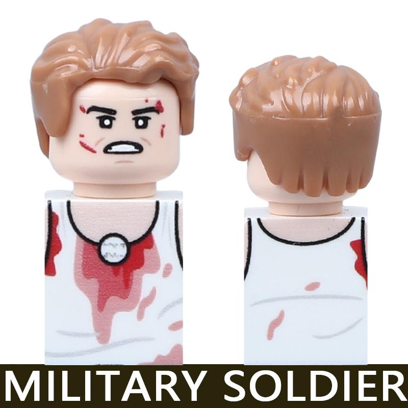 WW2 Military Soldier Figures Building Blocks Army Japanese Warrior Medical Nurse Officer Infantry Helmets UV Printed Bricks Toys