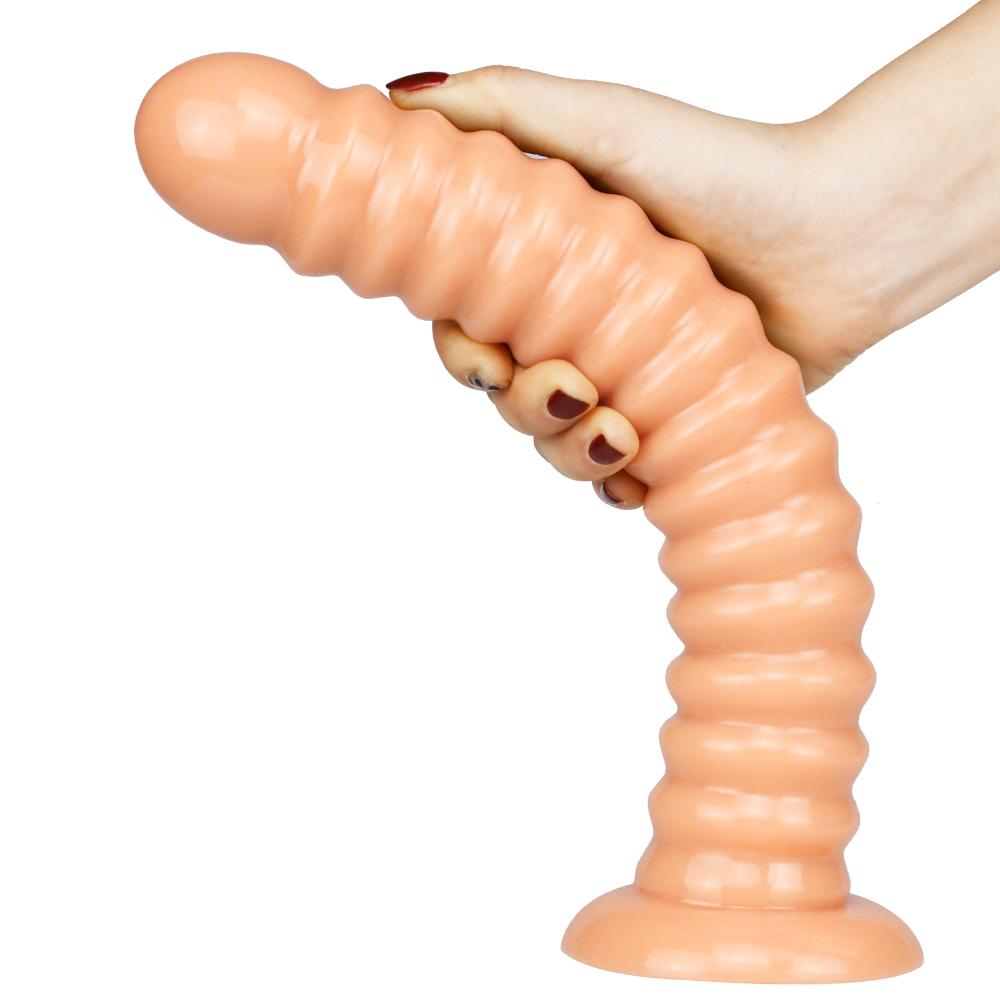 Screw Thread Dildo Suction Cup Soft Dick for Women Erotic Anal Sex Toys Clitori Vaginal Masturbators Penis