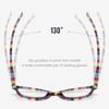 Stripe Printed Photochromic Reading Glasses Women Men Fashion Cat Eye Progressive Multifocal Glasses Unisex Cat Eye Presbyopia