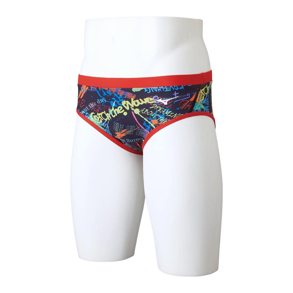 Mizuno EXER SUITS Super Short Training Swimsuit Size 62 Size XS Men's (Ri Collection) N2MB2571, (Red),