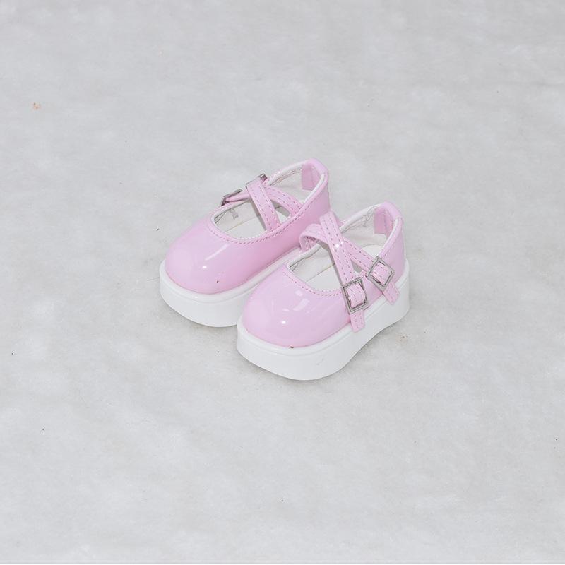 Available 4-point BJD Doll Shoes: 1/4 Scale High-Heeled Leather Shoes, Thick Style, MDD Doll Clothes Accessories